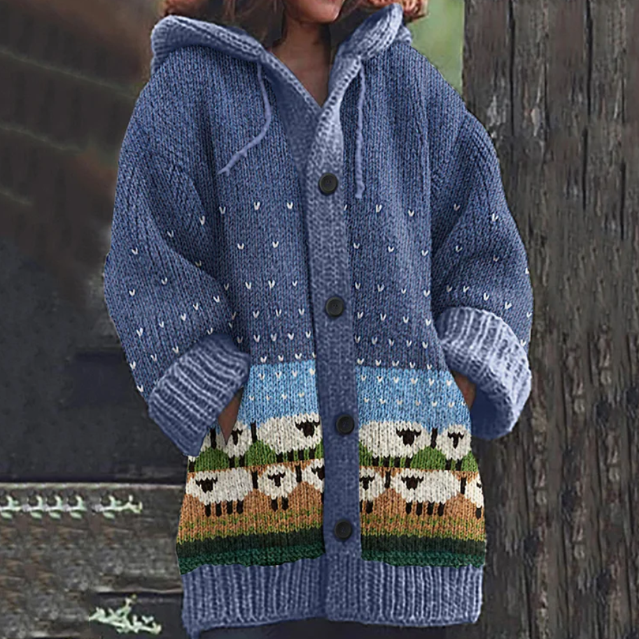 IRIS | CARDIGAN DRAPEGGIATO LEGGERO