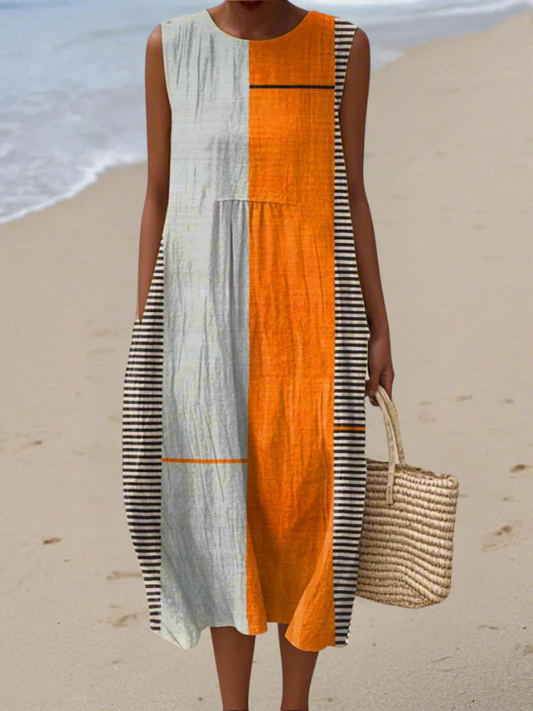 MAY | ABITO MIDI COLORBLOCK