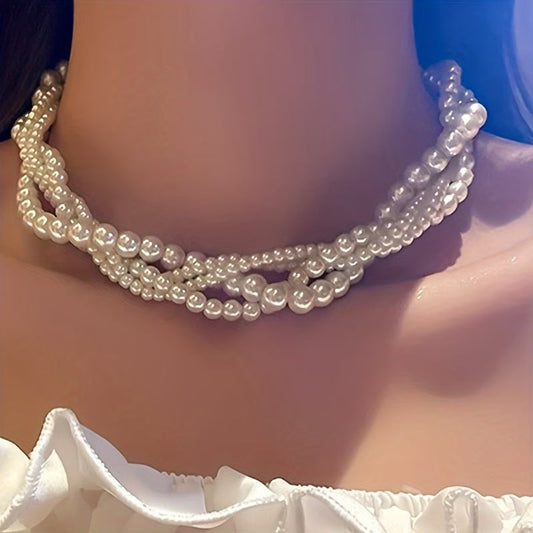 OPHELIA | ELEGANTE COLLANA DI PERLE STATEMENT