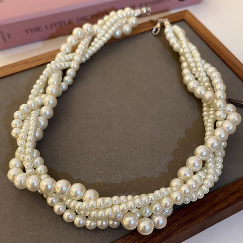 OPHELIA | ELEGANTE COLLANA DI PERLE STATEMENT