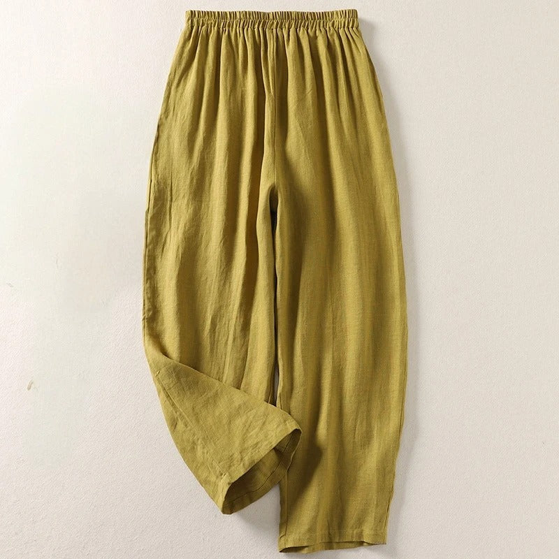 FIRENZE | PANTALONI FLUIDI A GAMBA LARGA