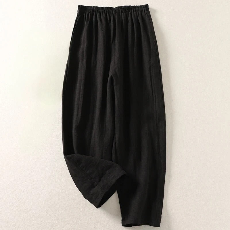 FIRENZE | PANTALONI FLUIDI A GAMBA LARGA