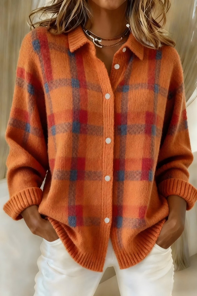 CAMILLE | CARDIGAN A QUADRI