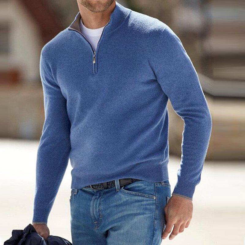 THOMAS | MAGLIA ELEGANTE CON ZIP DA UOMO