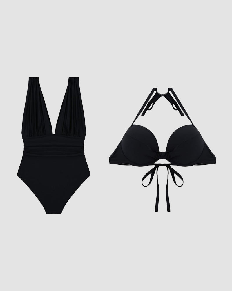 KARINA | COSTUME DA BAGNO CON EFFETTO PANCIA PIATTA