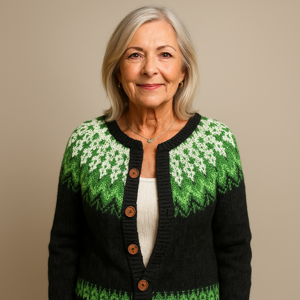 MAISIE | CARDIGAN ISLANDESE RETRÒ