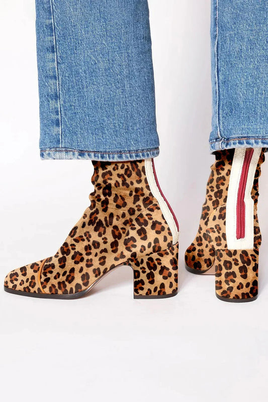 QUINN | STIVALETTI ALLA CAVIGLIA VIBRANT CON ZIP