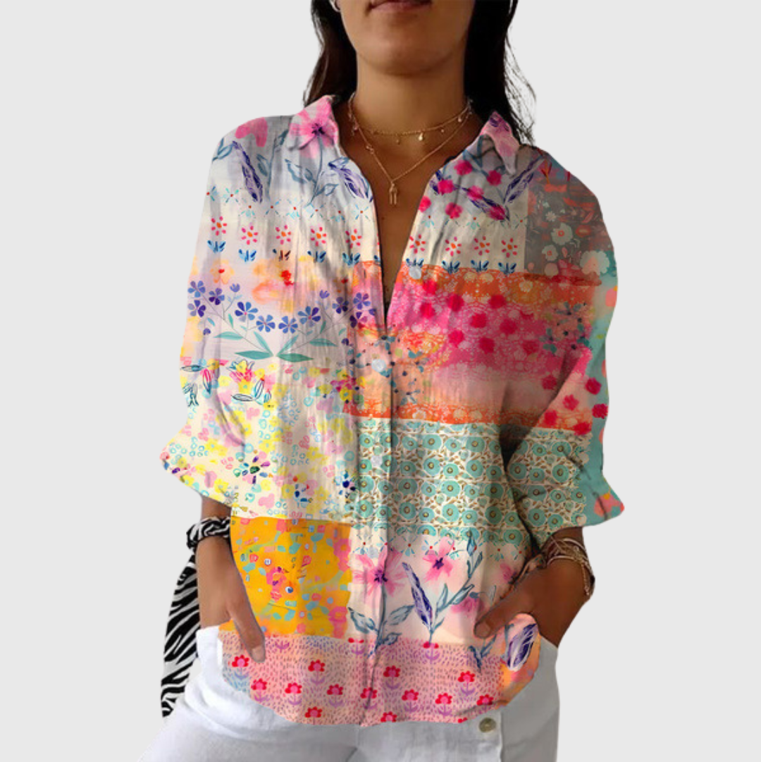 MIA | CAMICETTA LEGGERA E COLORATA CON STAMPA