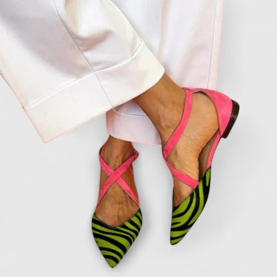 KHREYSA | BALLERINA ELEGANTE CON CINTURINI