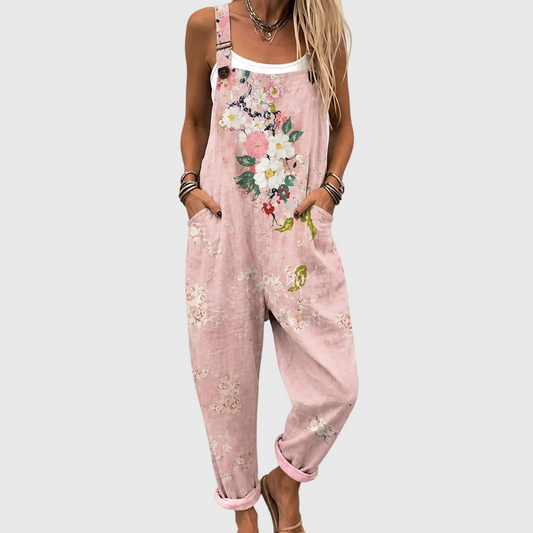 SALOPETTE FLOREALE ROSA DAL COMFORT MORBIDO