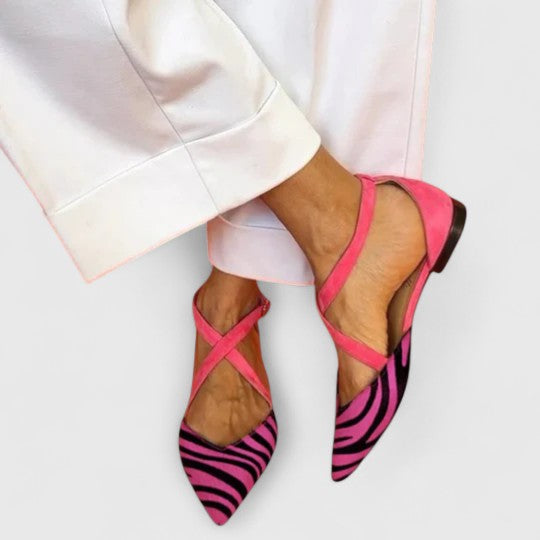 KHREYSA | BALLERINA ELEGANTE CON CINTURINI