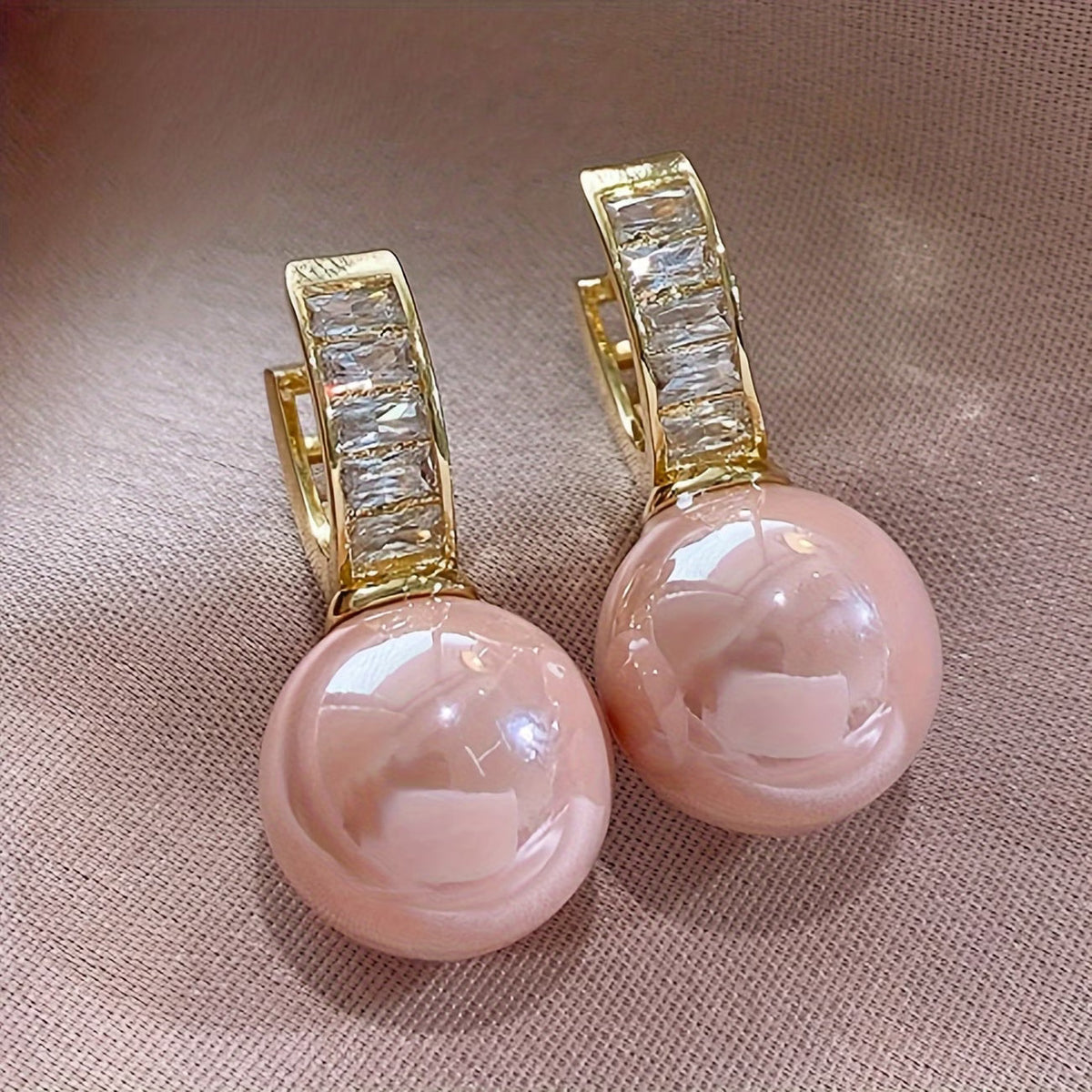 ROSALIE | ORECCHINI DI PERLE ROSE