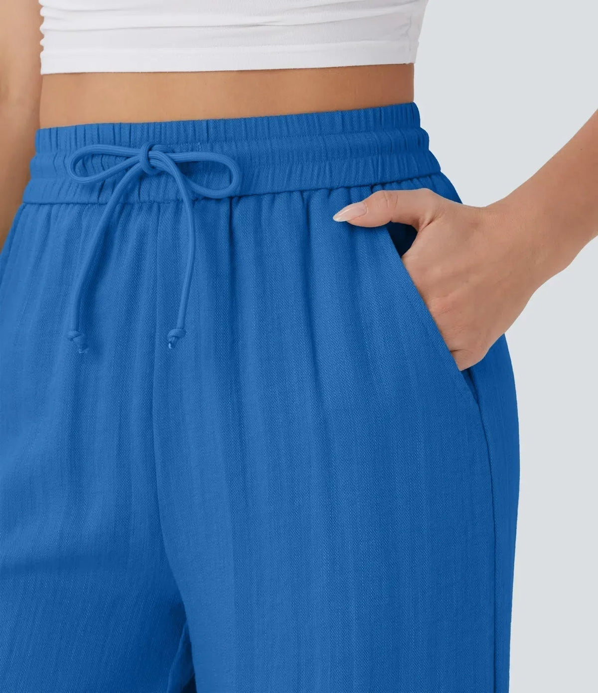 SARAH | PANTALONI A GAMBA LARGA EFFORTLESS