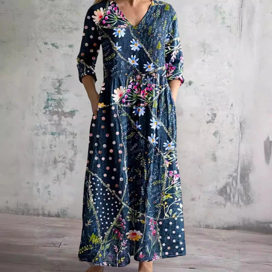 LINDA | VESTITO ESTIVO FLOREALE