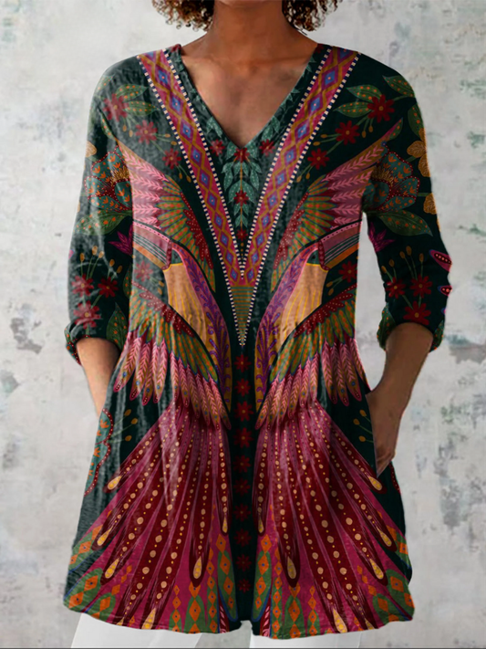 MANON | CAMICIA LUNGA CON SCOLLO A V