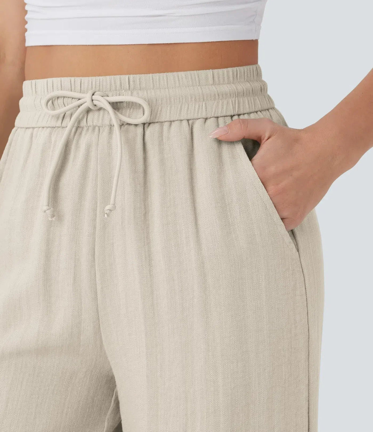 SARAH | PANTALONI A GAMBA LARGA EFFORTLESS
