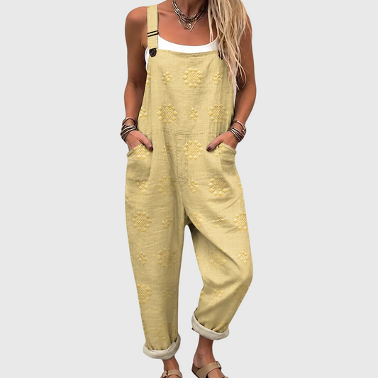 TUTA GIALLO CHIARO CON VESTIBILITÀ RILASSATA