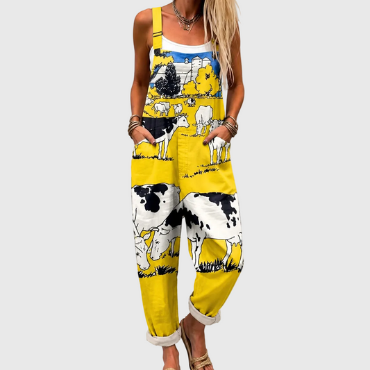 TUTA GIALLA TENUE CON STAMPA COUNTRY