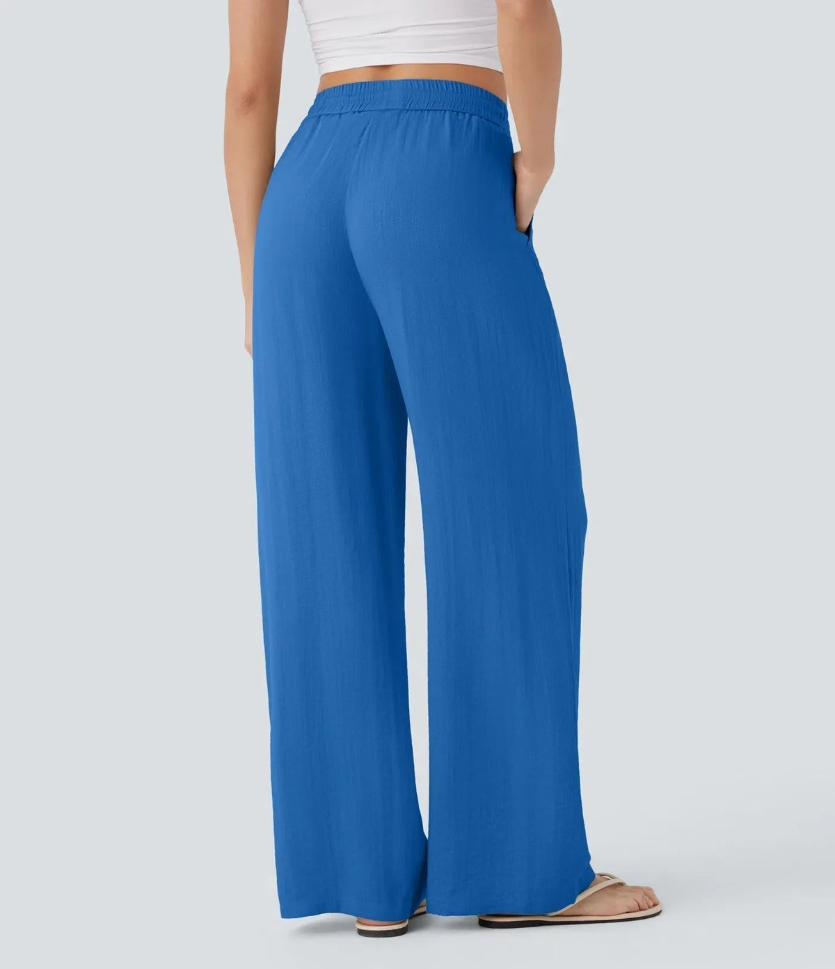 SARAH | PANTALONI A GAMBA LARGA EFFORTLESS