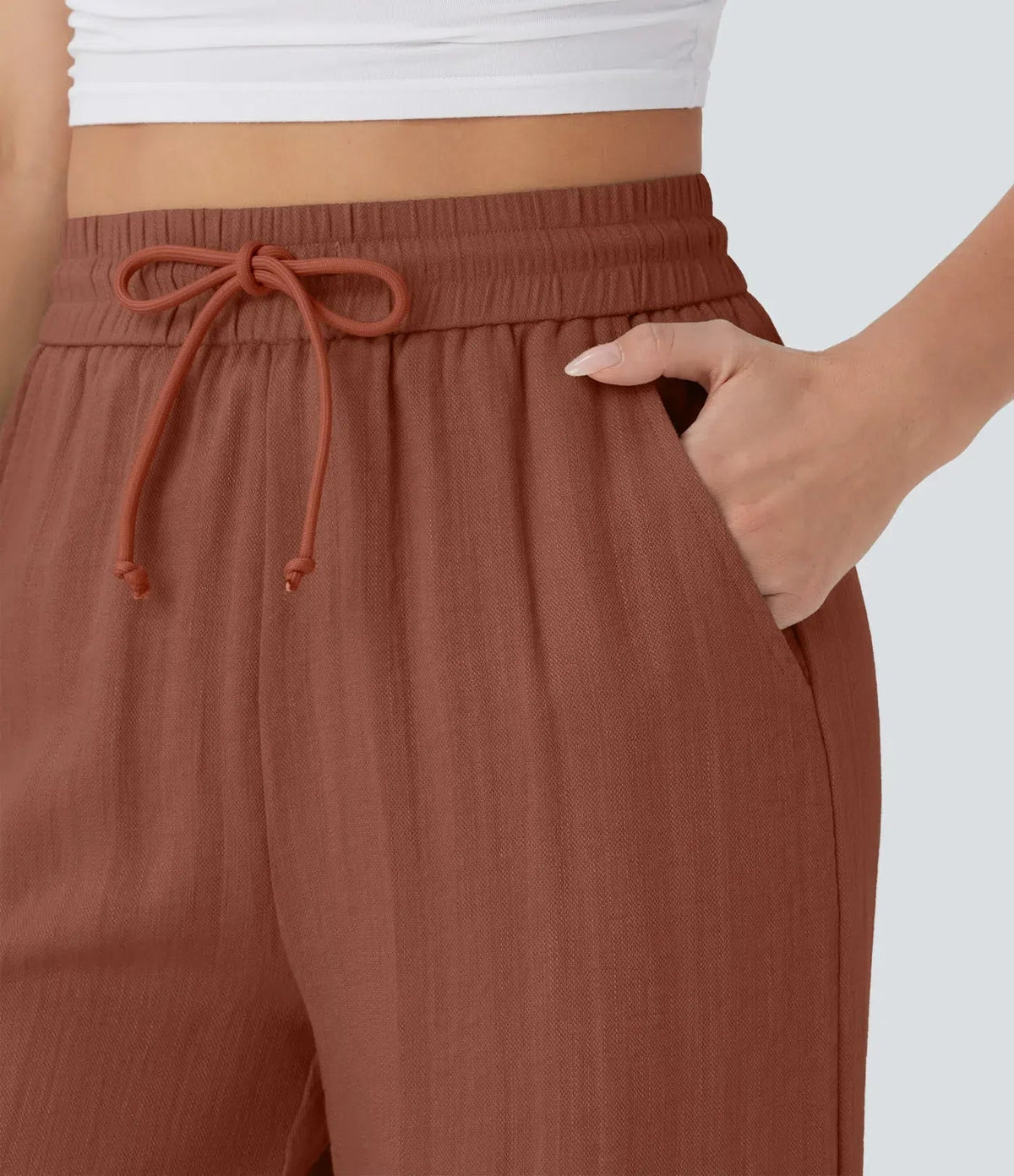 SARAH | PANTALONI A GAMBA LARGA EFFORTLESS
