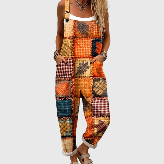 SALOPETTE PATCHWORK RUSTICHE