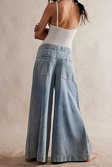 GRETA | JEANS A GAMBA LARGA E VESTIBILITÀ MORBIDA
