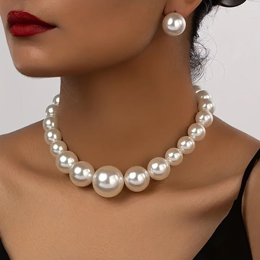 GRACELYN | ELEGANTE SET DI COLLANA DI PERLE