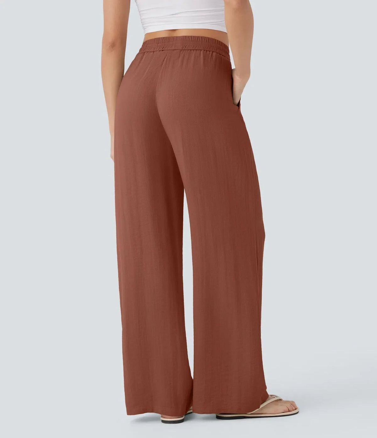 SARAH | PANTALONI A GAMBA LARGA EFFORTLESS