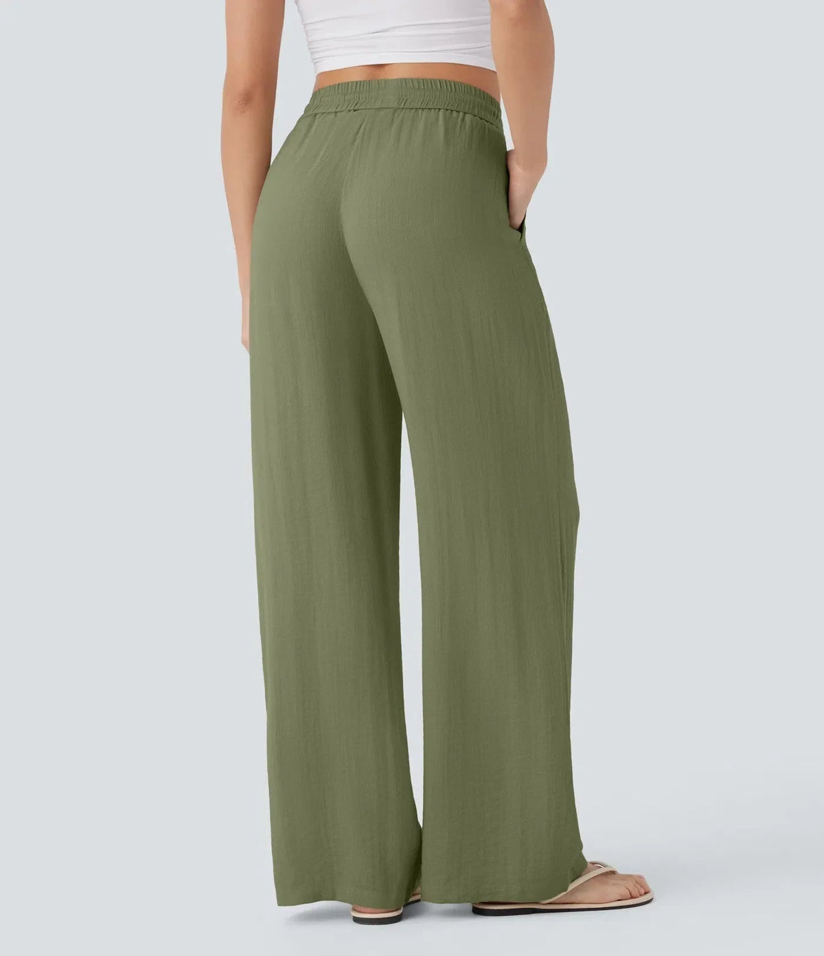 SARAH | PANTALONI A GAMBA LARGA EFFORTLESS