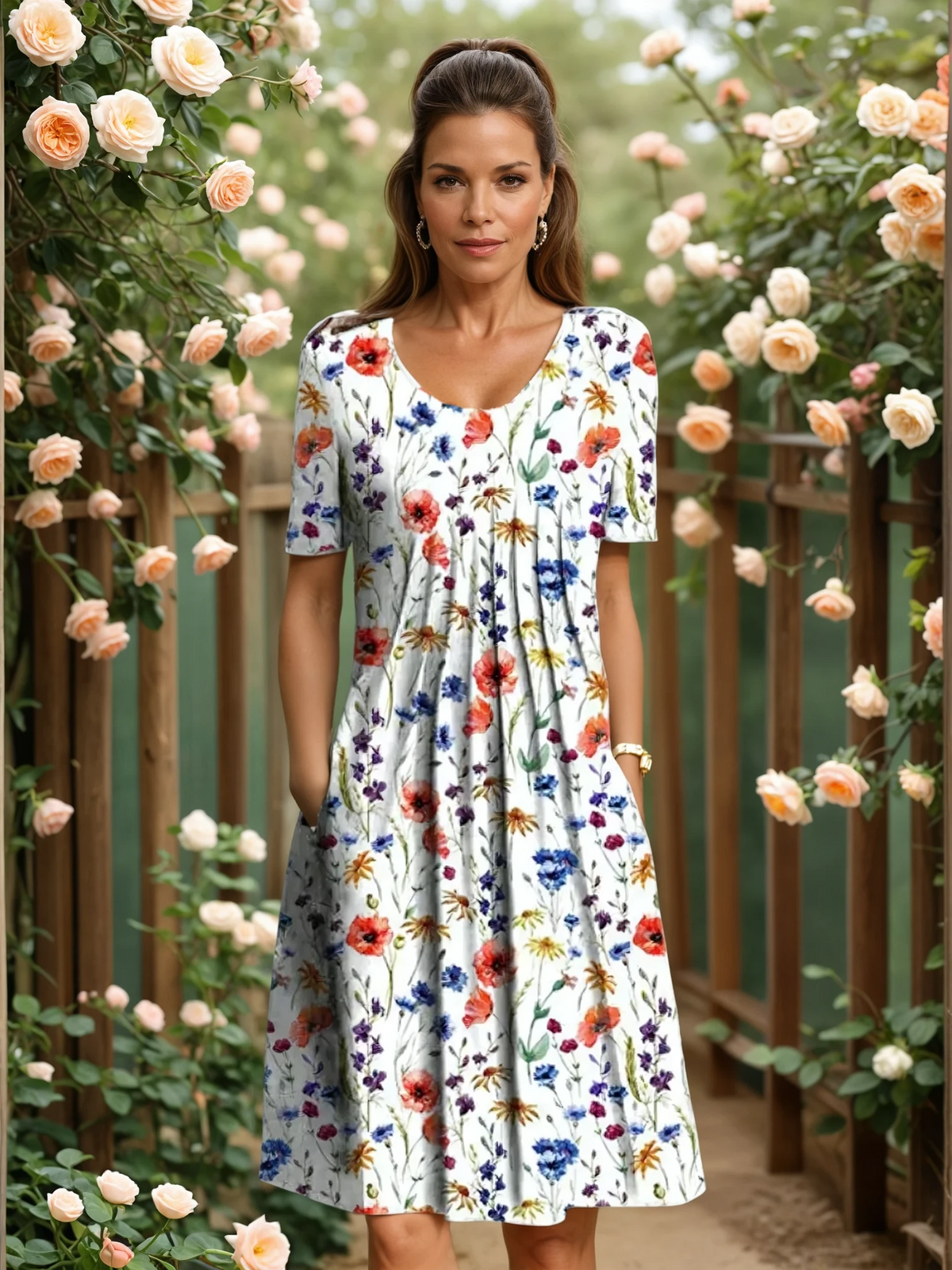 GEORGINA | ABITO ELEGANTE CON COPERTURA ADDOMINALE