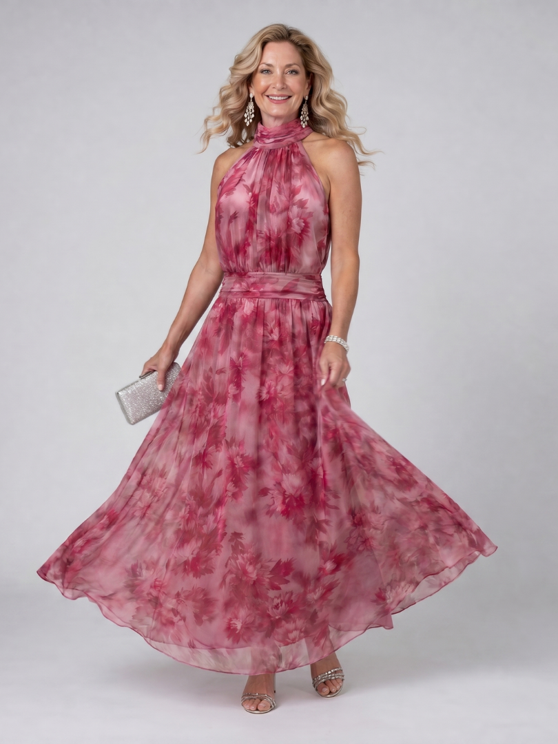 AVIEN | ABITO MIDI CON SCOLLO ALL'AMERICANA MORBIDO