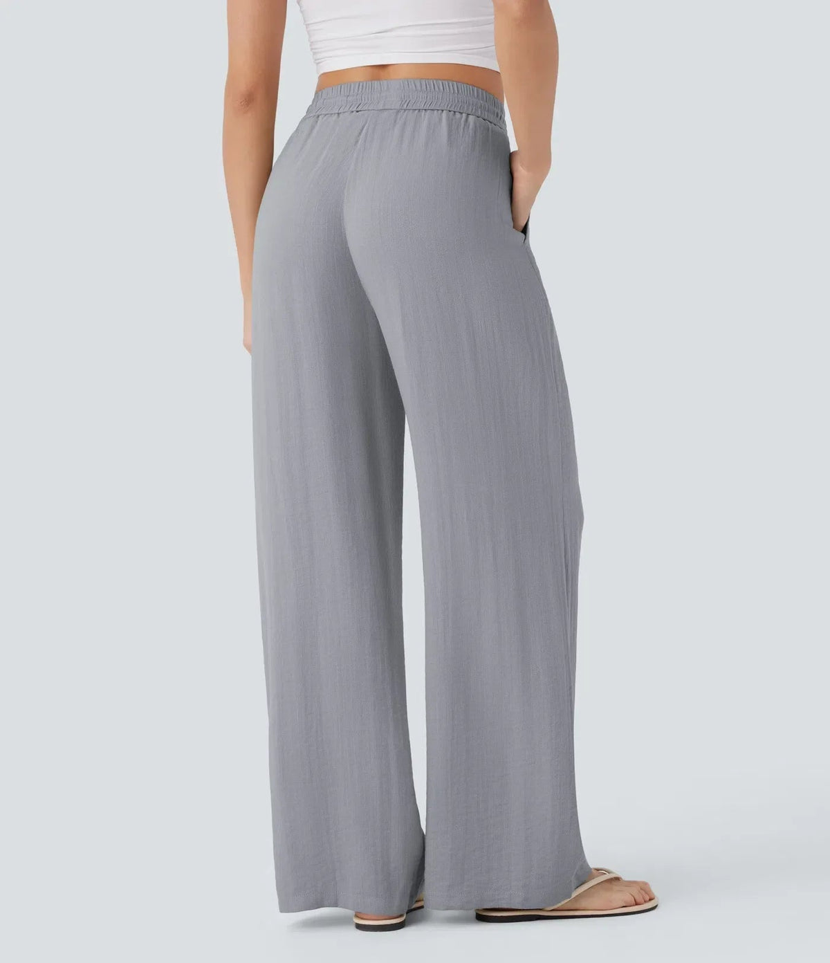 SARAH | PANTALONI A GAMBA LARGA EFFORTLESS