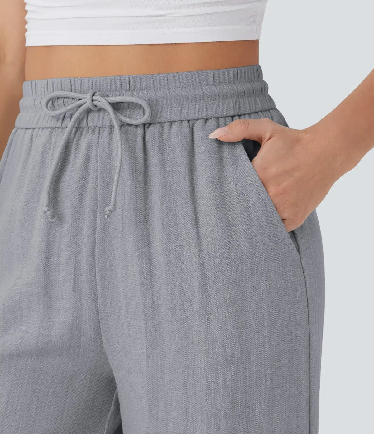 SARAH | PANTALONI A GAMBA LARGA EFFORTLESS