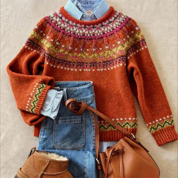 SIMONA | MAGLIONE IN MAGLIA CHIC VINTAGE