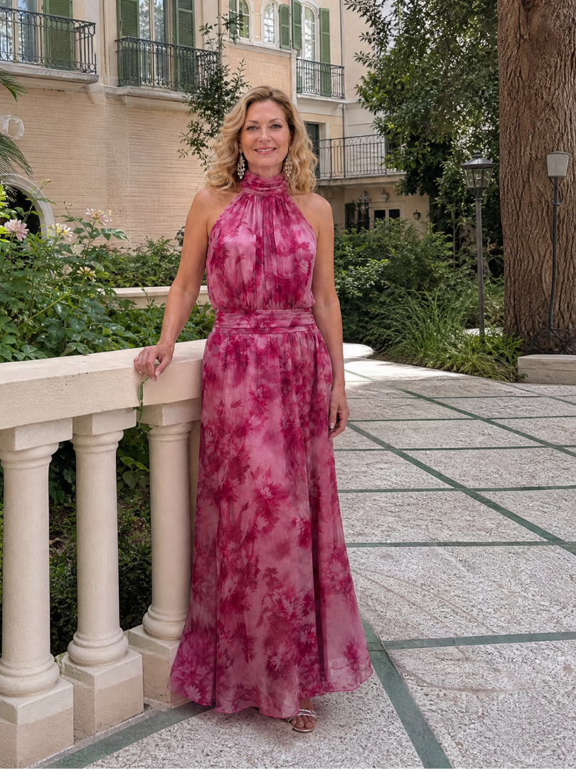 AVIEN | ABITO MIDI CON SCOLLO ALL'AMERICANA MORBIDO