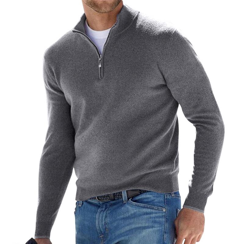 THOMAS | MAGLIA ELEGANTE CON ZIP DA UOMO