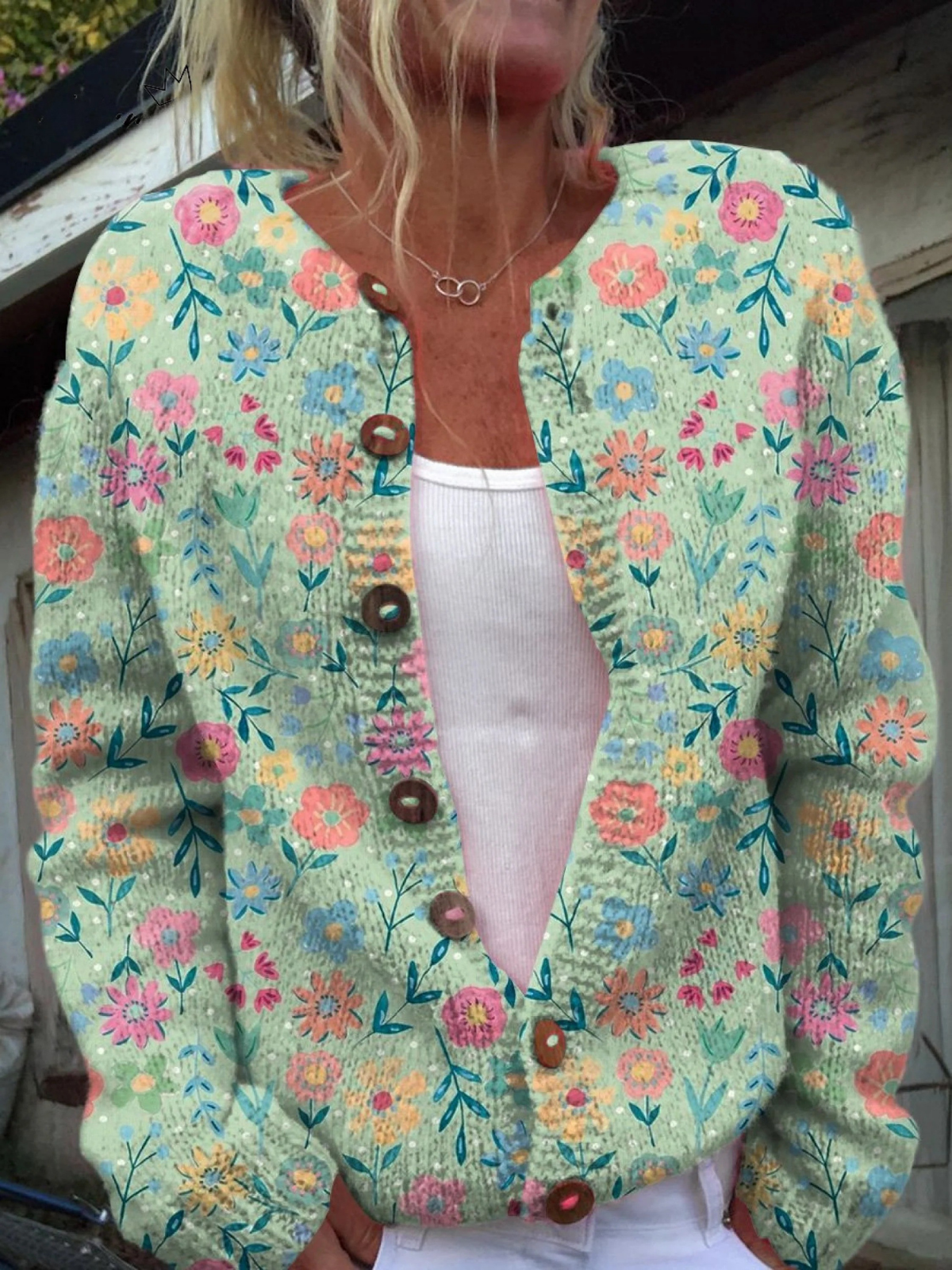 FOXFIELD | CARDIGAN VINTAGE A FIORI