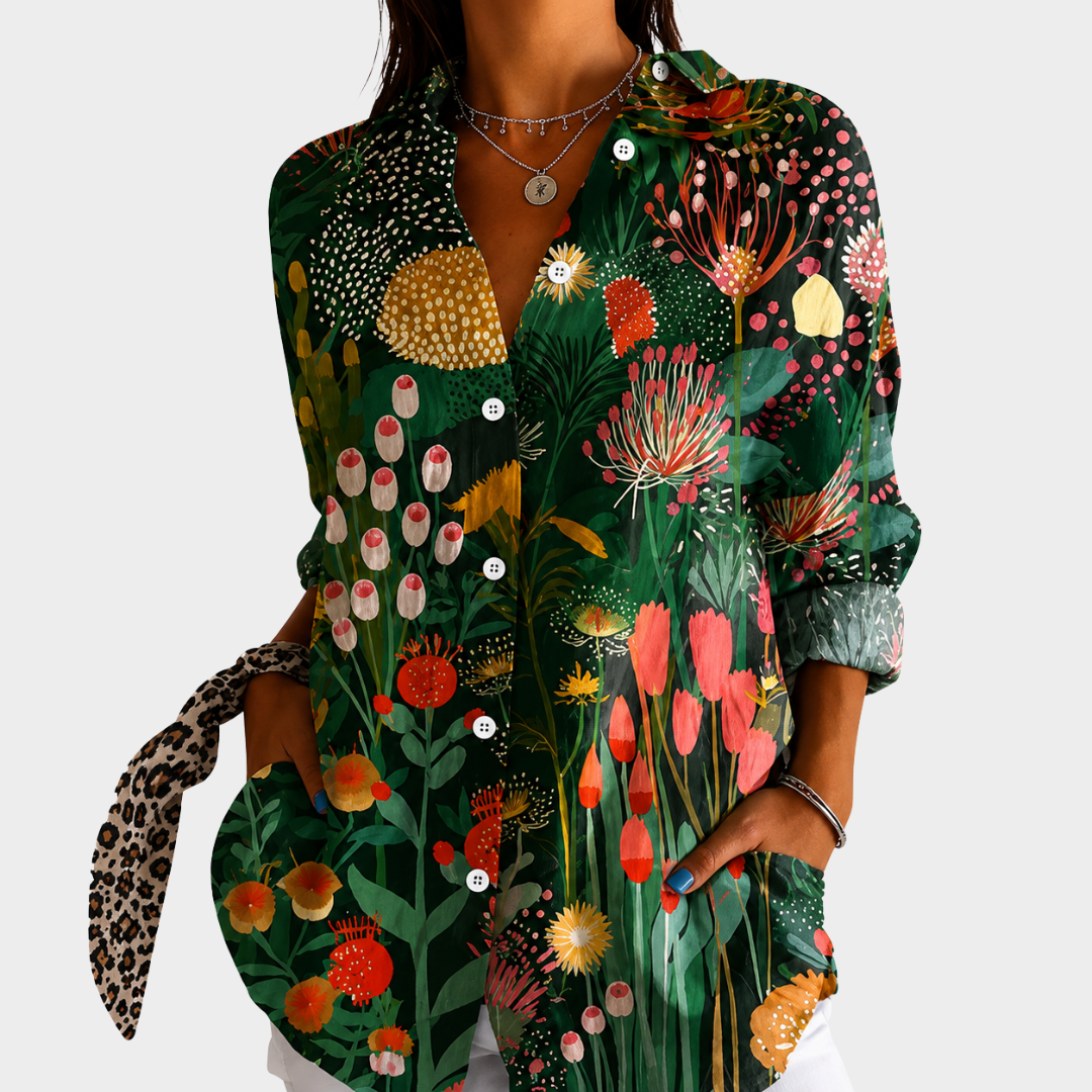 PRESLEY | CAMICETTA STATEMENT MIDNIGHT GARDEN