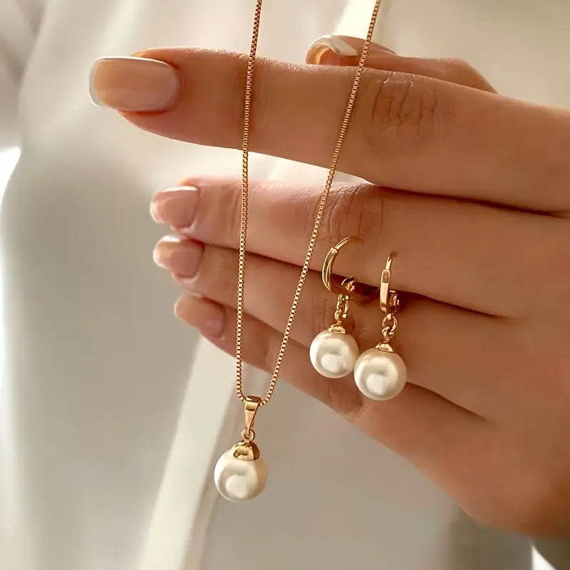 GRACELYN | ELEGANTE SET DI COLLANE DI PERLE GRAZIOSE