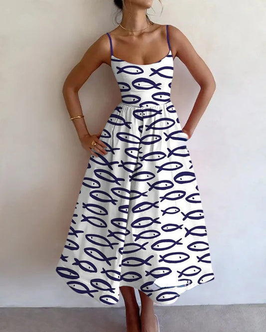 SABLEWYN | ABITO MIDI COASTAL SKETCH