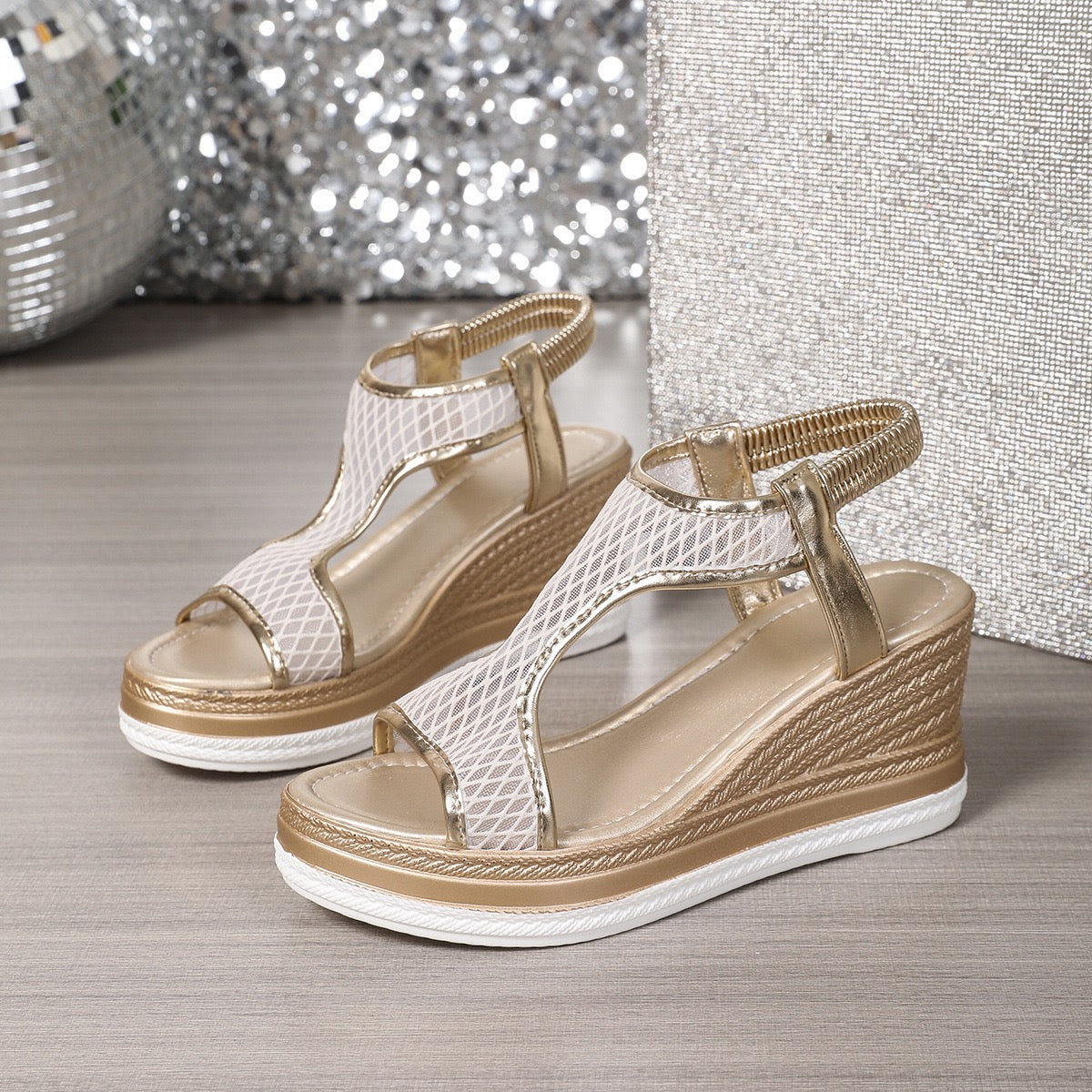 YVONNE | ELEGANTI SANDALI ORTOPEDICI CON ZEPPA SLIP-ON