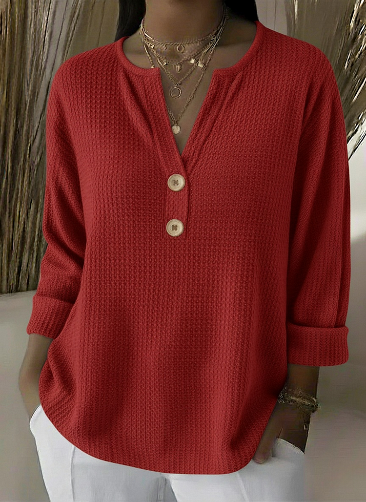 LUCINDA | TOP CON BOTTONI HENLEY