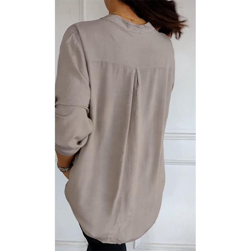 VERITY | CAMICIA BUTTON-DOWN CON PROFILO DI PAILLETTES