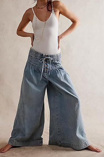 GRETA | JEANS A GAMBA LARGA E VESTIBILITÀ MORBIDA