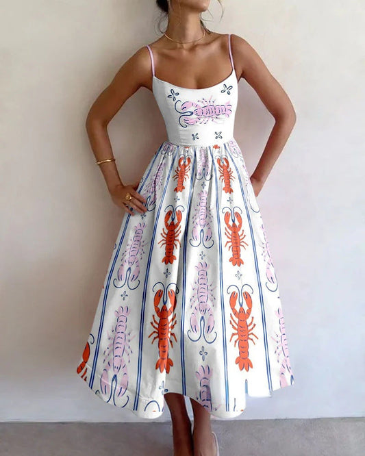 BRINLEYRAE | ABITO MIDI SEASIDE WHIMSY