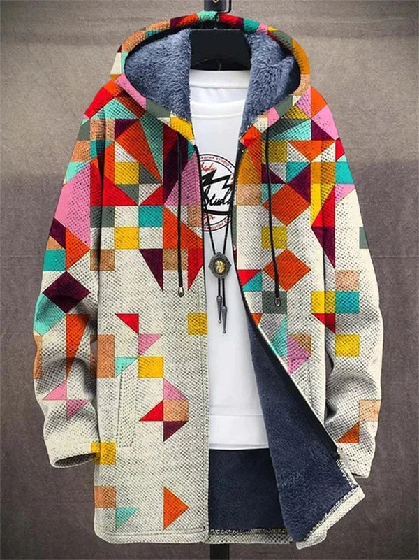 LOTTE | CARDIGAN CON CAPPUCCIO ISPIRATO ALL'ARTE