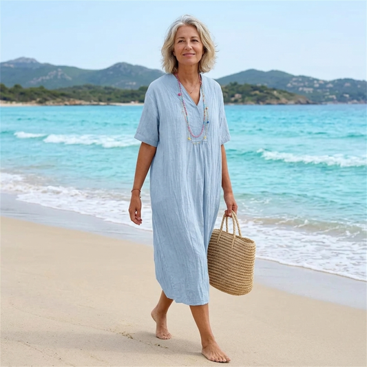 SILVANA | MAXI ABITO TESTURIZZATO RELAXED