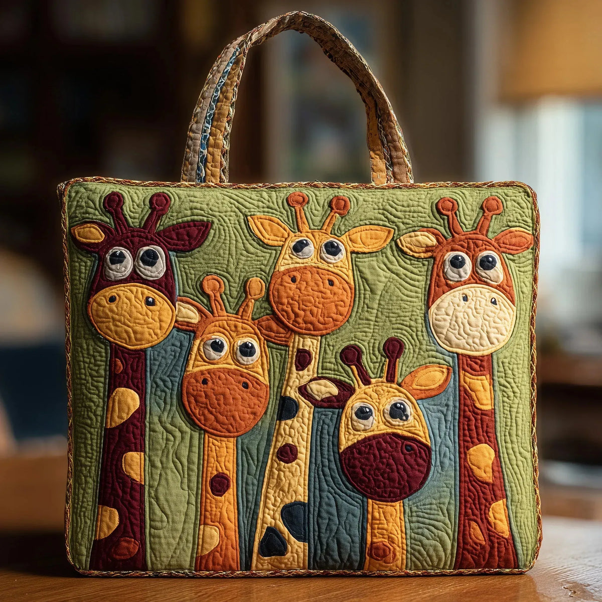 AMELIA | BORSA IMBOTTITA CON GIRAFFA