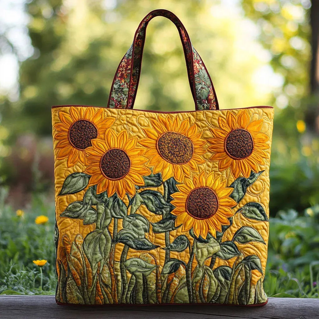 CHARLOTTE | BORSA CLASSICA CON STAMPA GIRASOLE