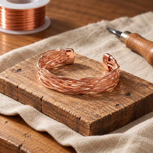 MABEL | BRACCIALE IN RAME WISP